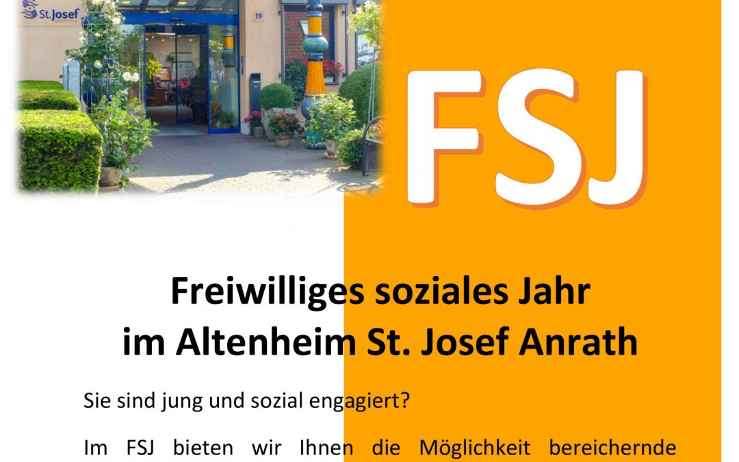 FSJ´ler willkommen! Starte Dein freiwilliges, soziales Jahr bei uns!