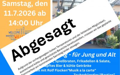 LEIDER ABGESAGT! Das St. Josef Sommerfest 2026! LEIDER ABGESAGT!